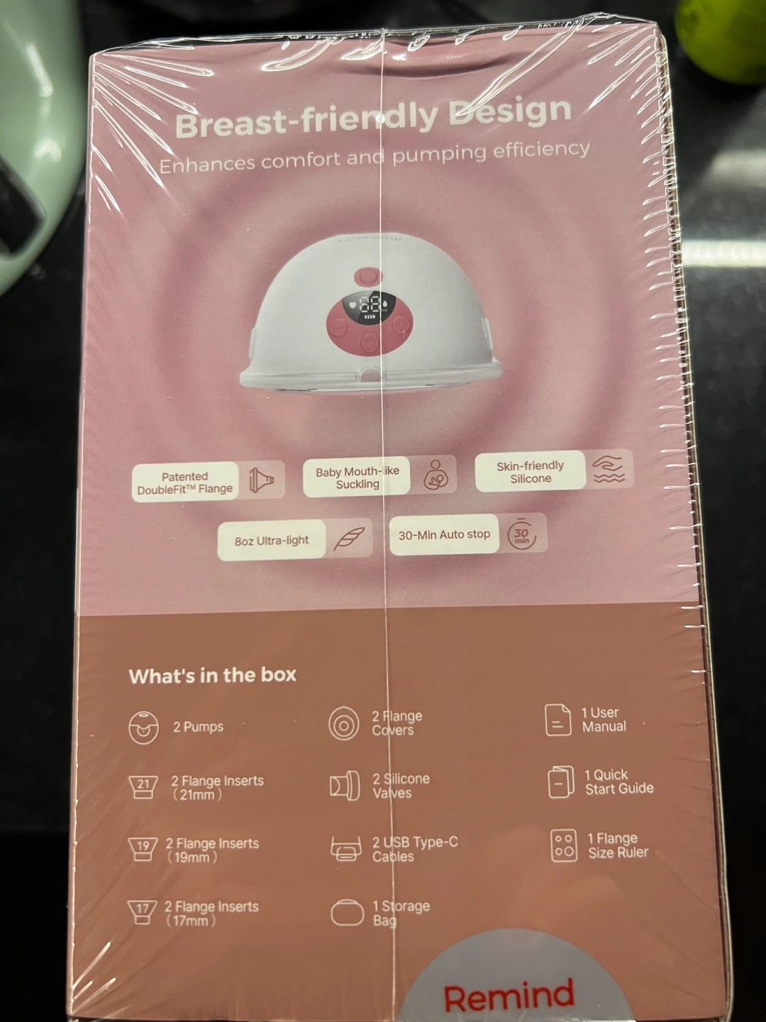 Momcozy M5 Smart Wearable Breast Pump with Case - photo 4