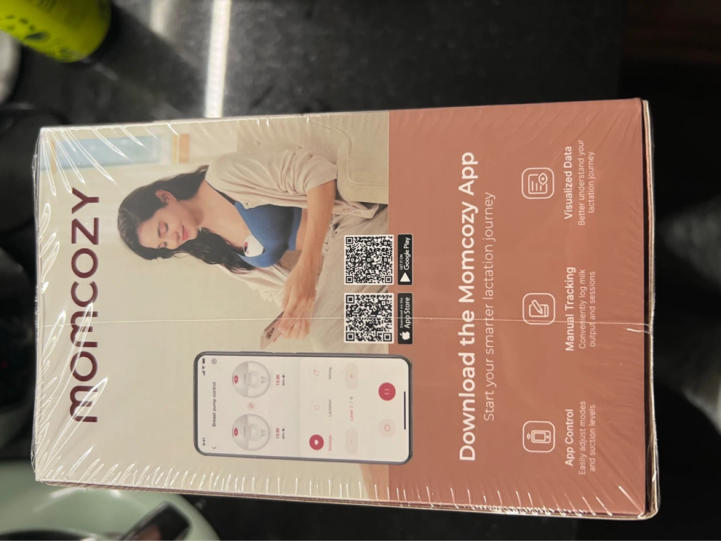 Momcozy M5 Smart Wearable Breast Pump with Case - photo 5