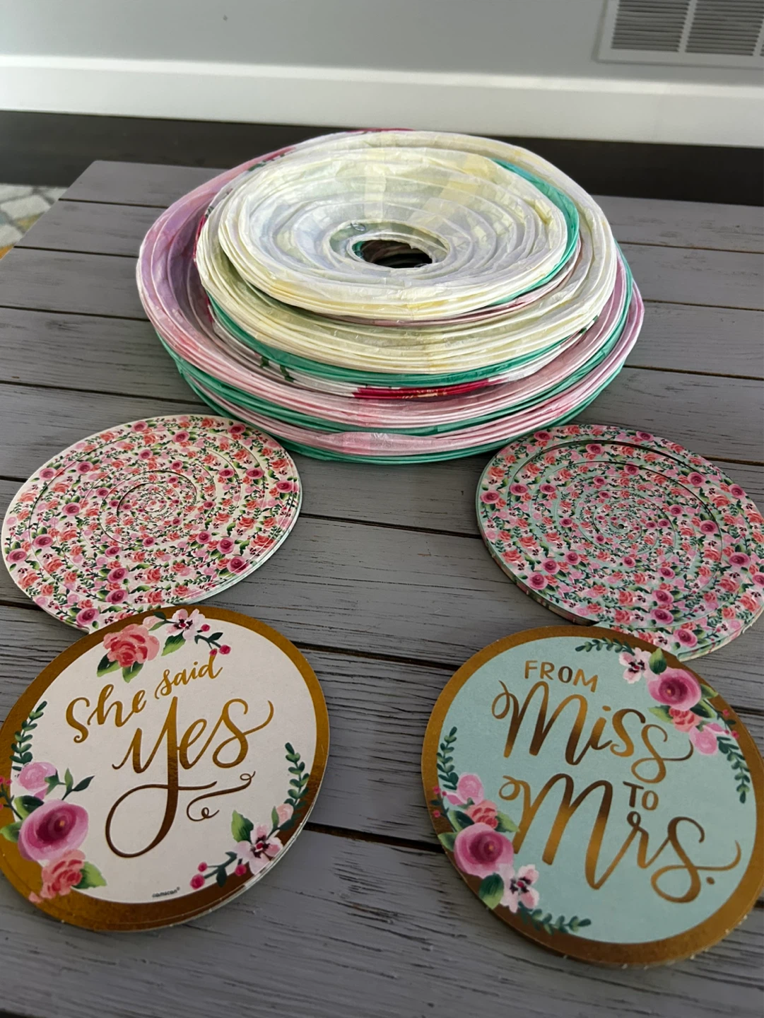 Bridal Shower Lanterns and Decorations
