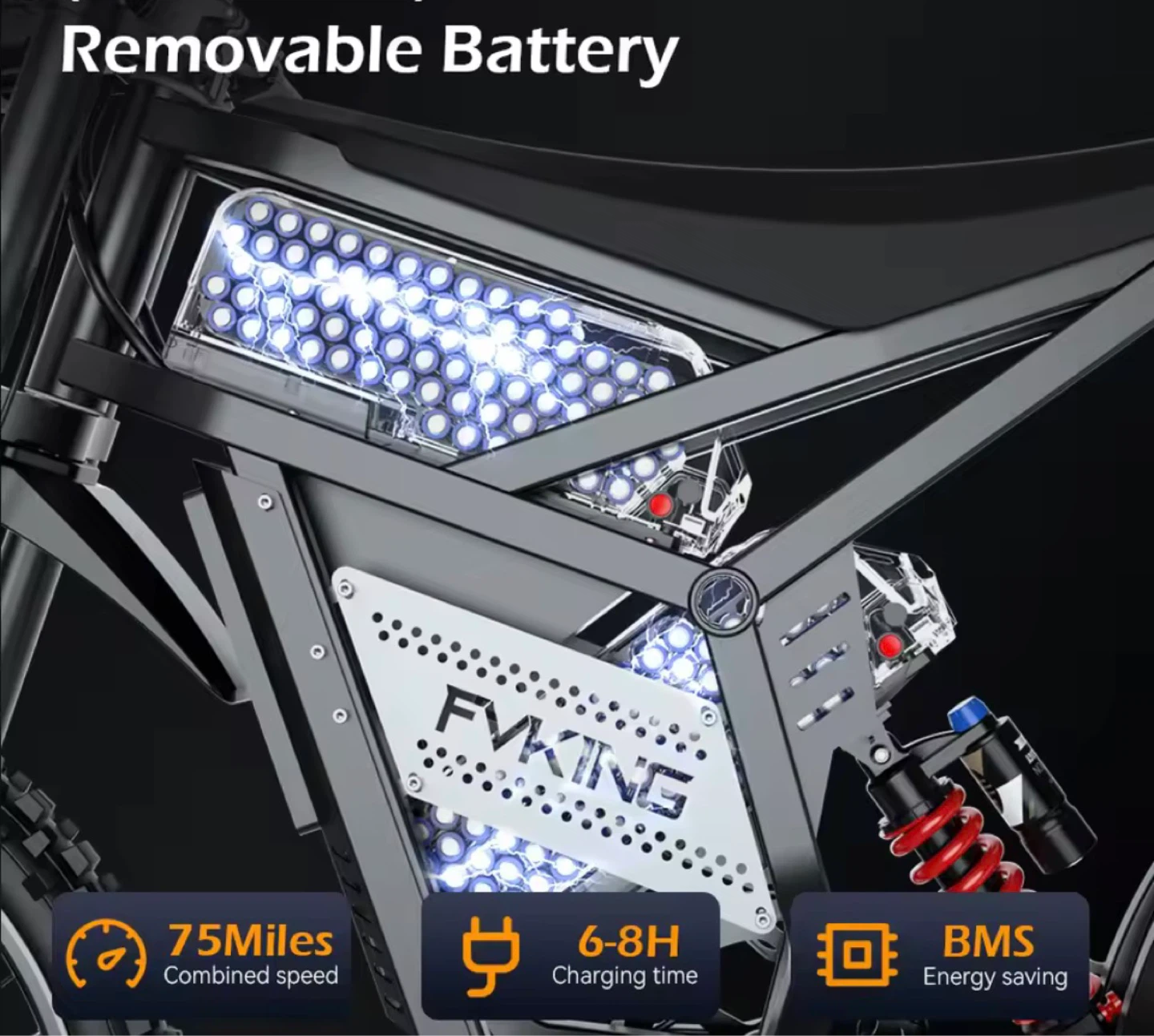 60V ReadyGo E6 Ultra Electric Bike - photo 5