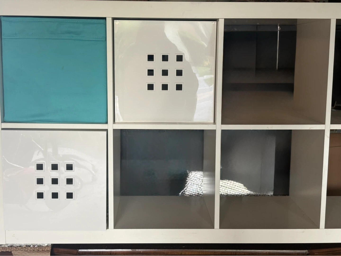 IKEA EXPEDIT Shelf Unit White with 3 boxes - photo 5