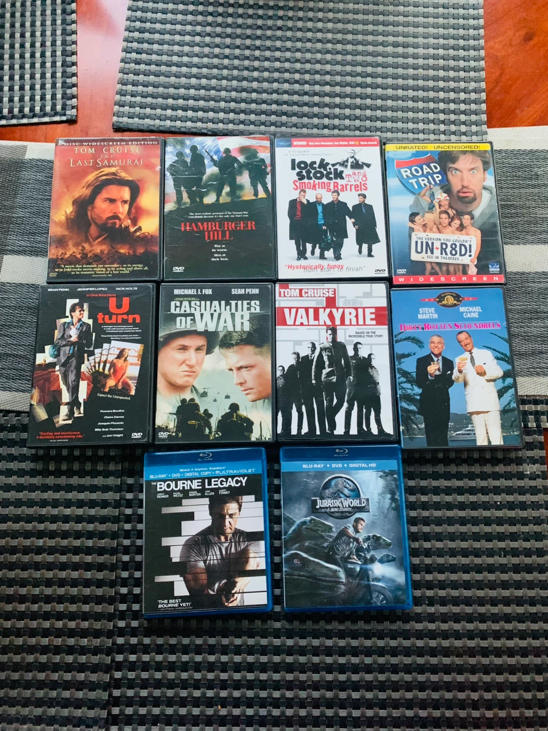 10 DVD / Blu-Ray Movies for $20