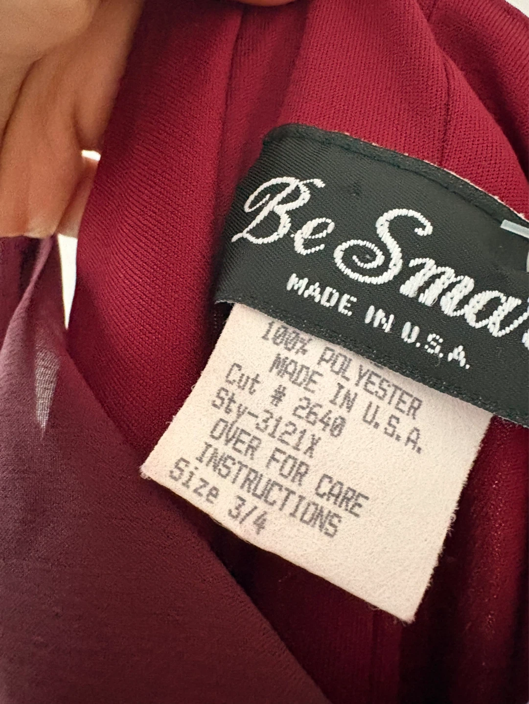 Burgundy Dress - photo 3
