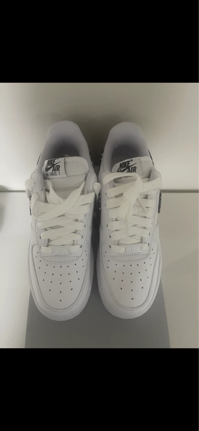 Nike Air Force 1 '07 ESS Sneakers White/Black Paisley Size 6 - photo 3