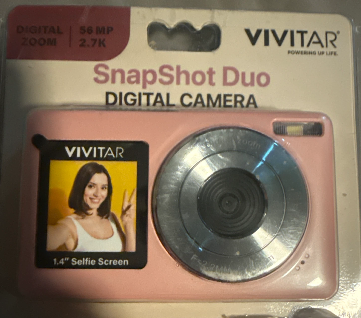 Vivitar SnapShot Duo Digital Camera - Pink - photo 3