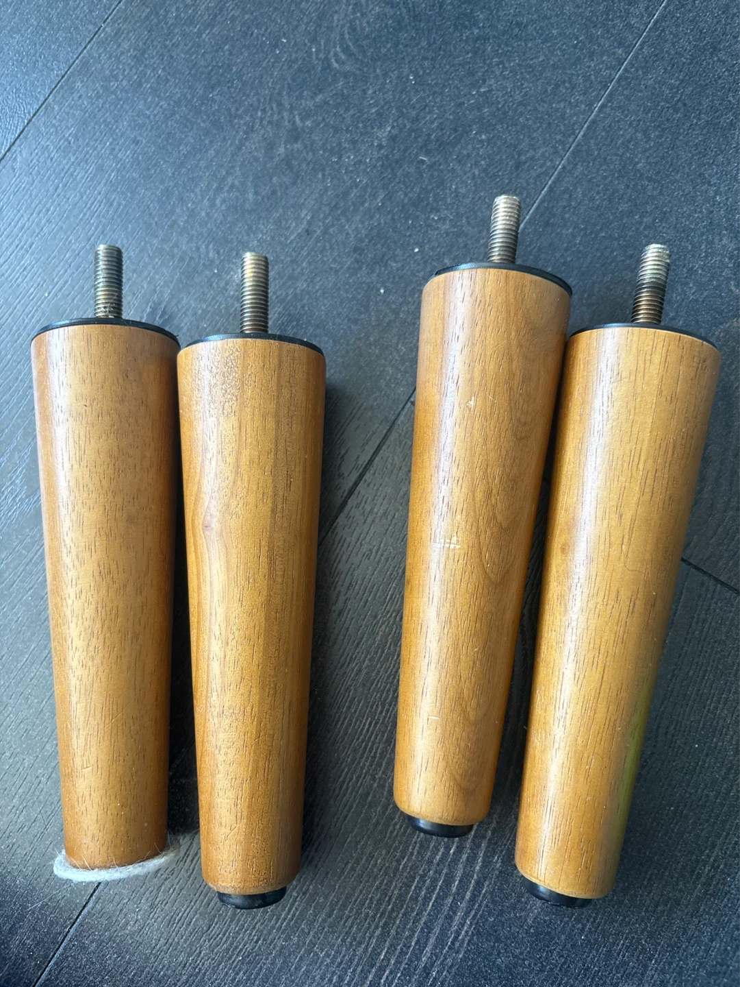 Set of 4 Wooden Furniture Legs - photo 2