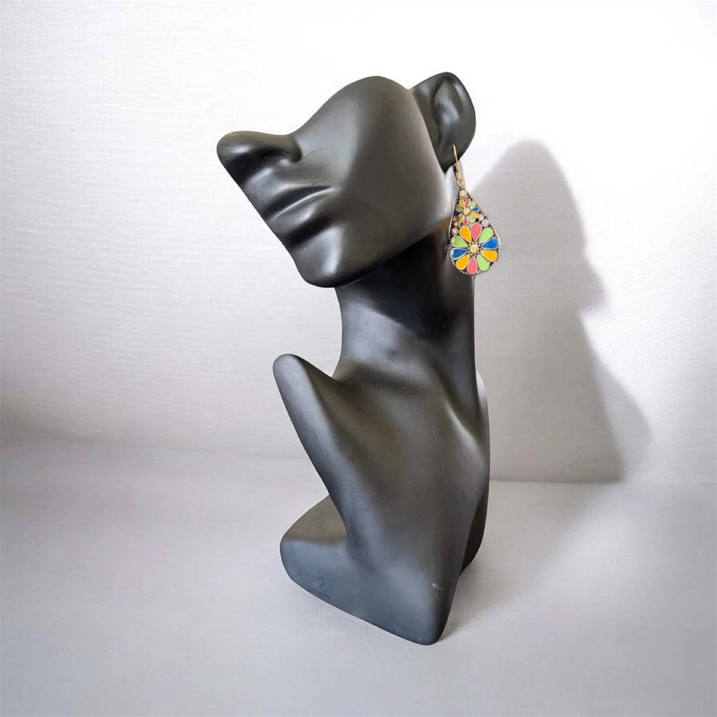 Colourful Bohemian Teardrop Earrings - photo 2