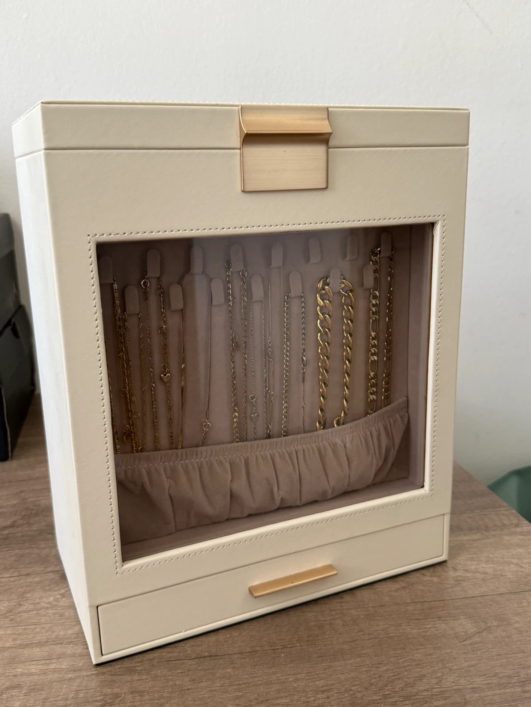 SONGMICS Jewelry Box Organizer Cloud White