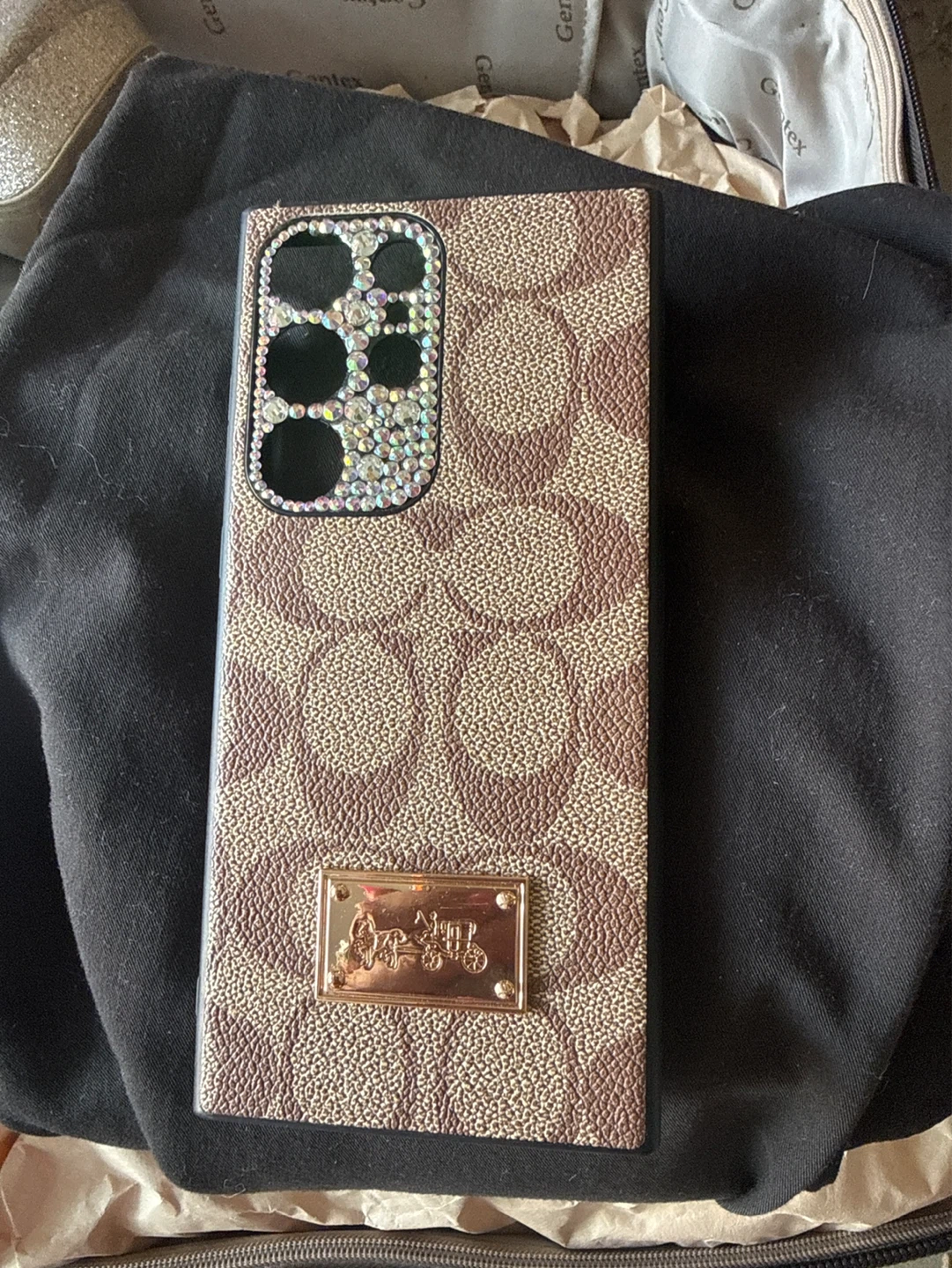 Coach Phone Case with Rhinestones - photo 2
