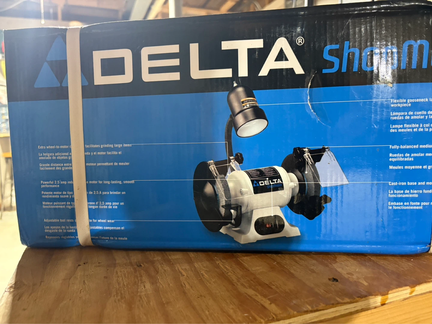 Delta Shopmaster 6" Bench Grinder with Lamp - photo 2