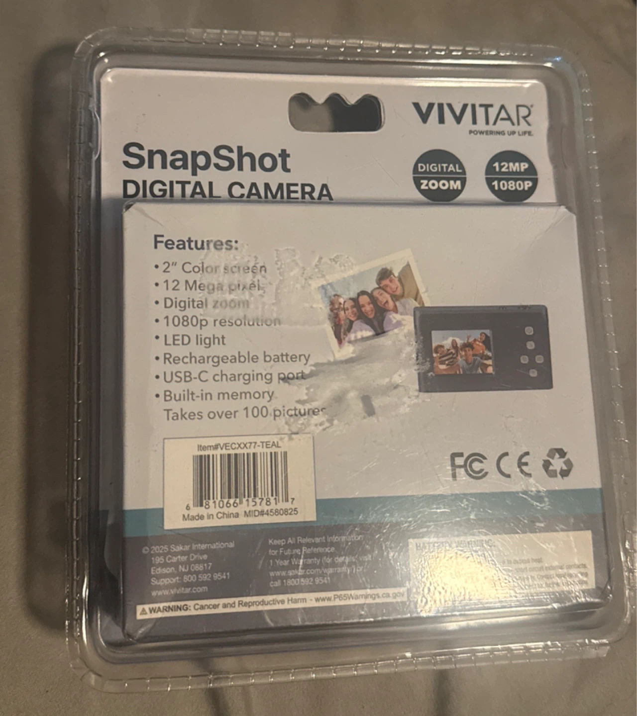 Vivitar SnapShot Digital Camera - photo 2