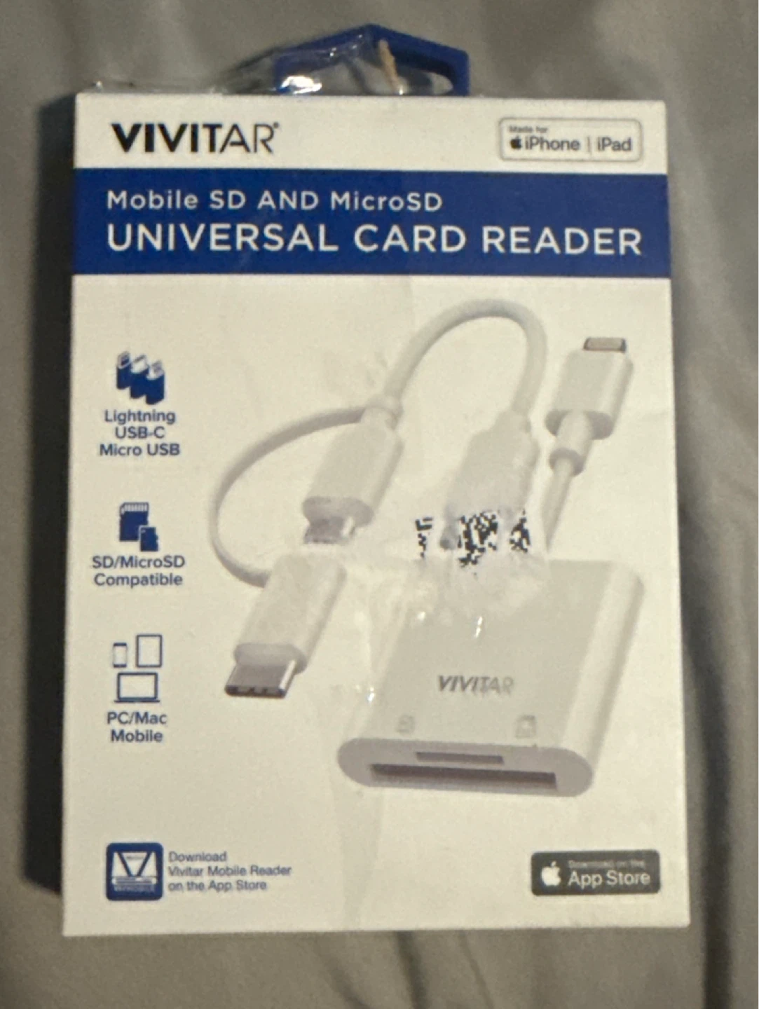 Vivitar Mobile SD and MicroSD Universal Card Reader