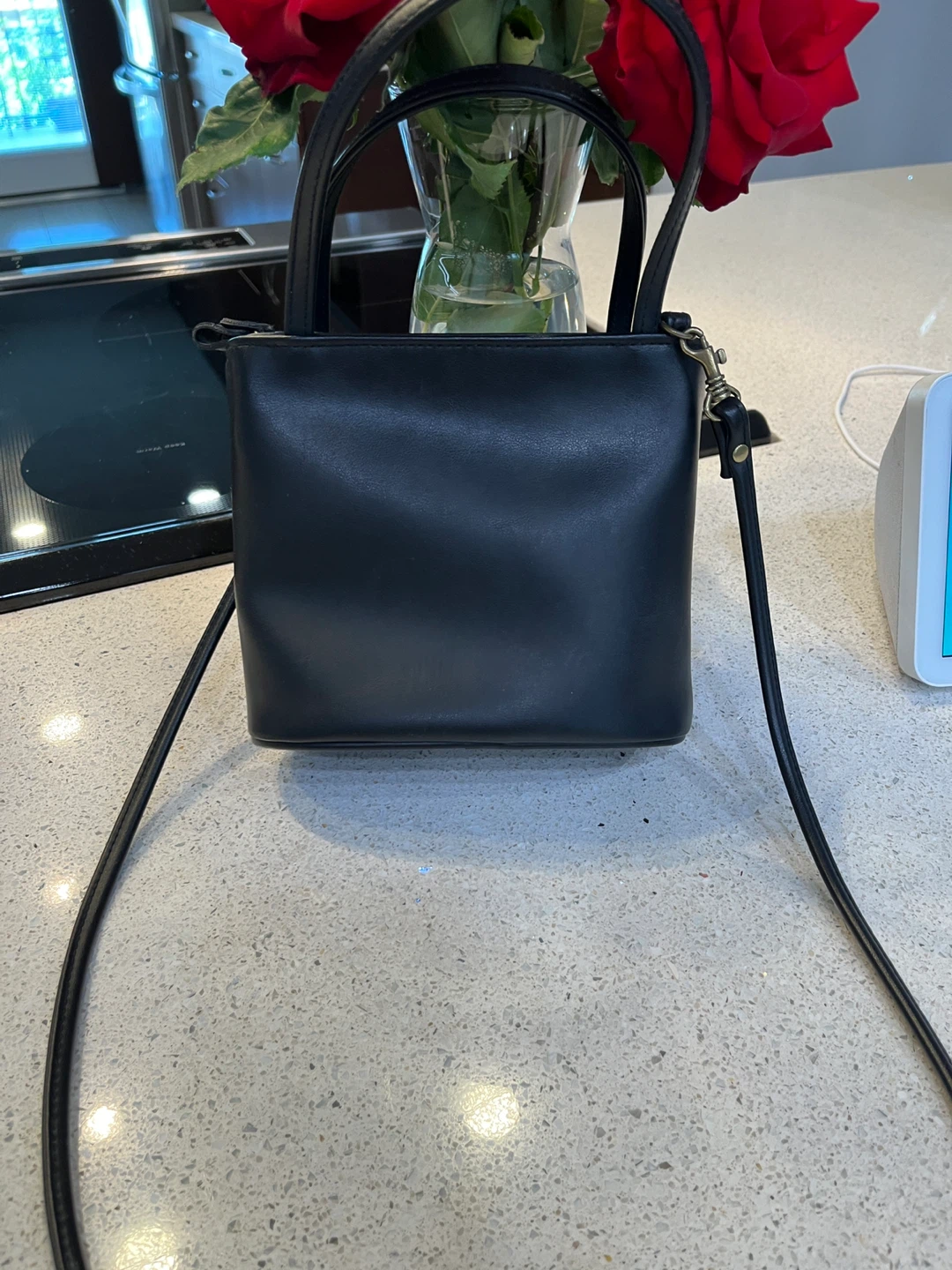Black Leather Bucket Bag - photo 2