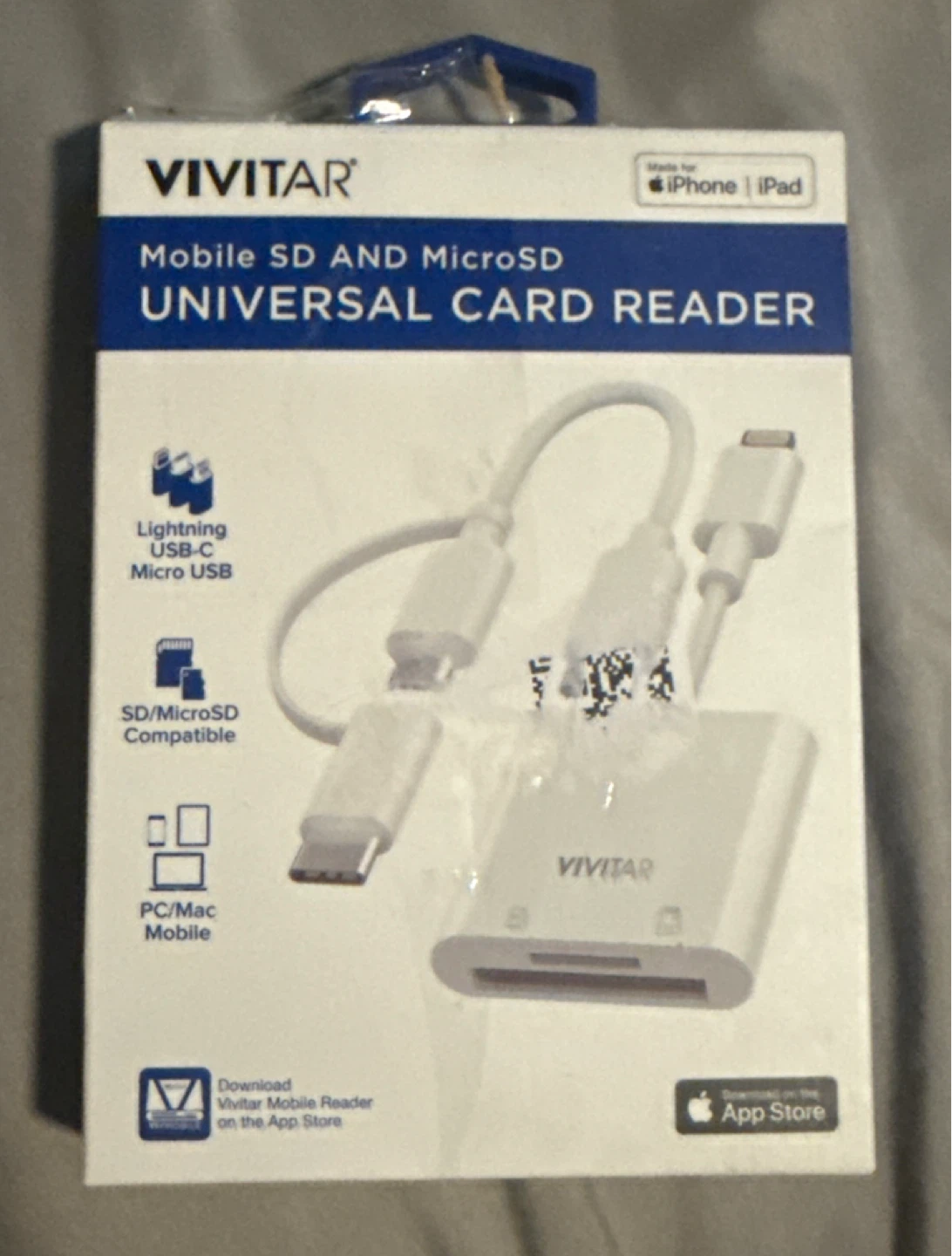 Vivitar Mobile SD and MicroSD Universal Card Reader
