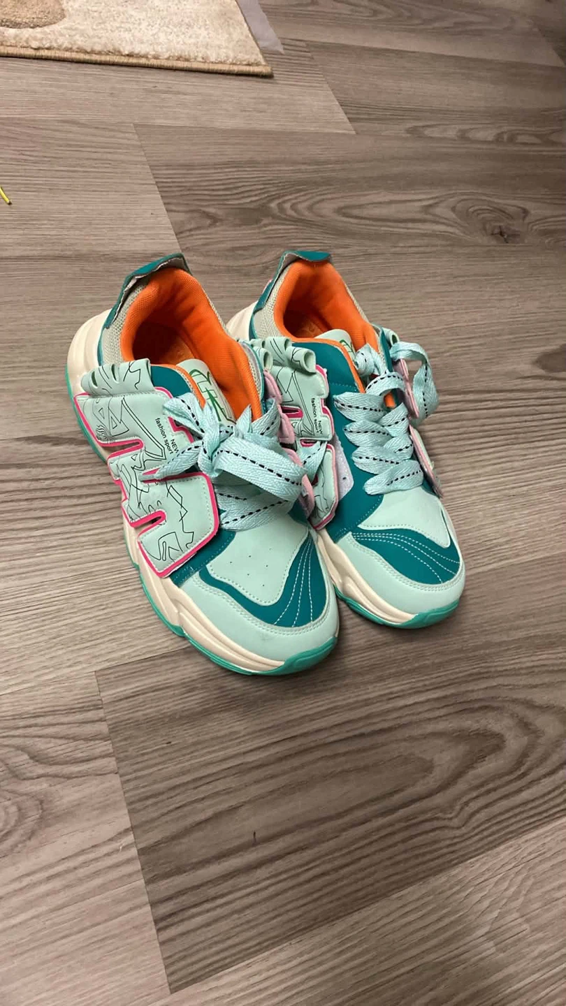 Shandian chunky skateboard sneakers multicolour