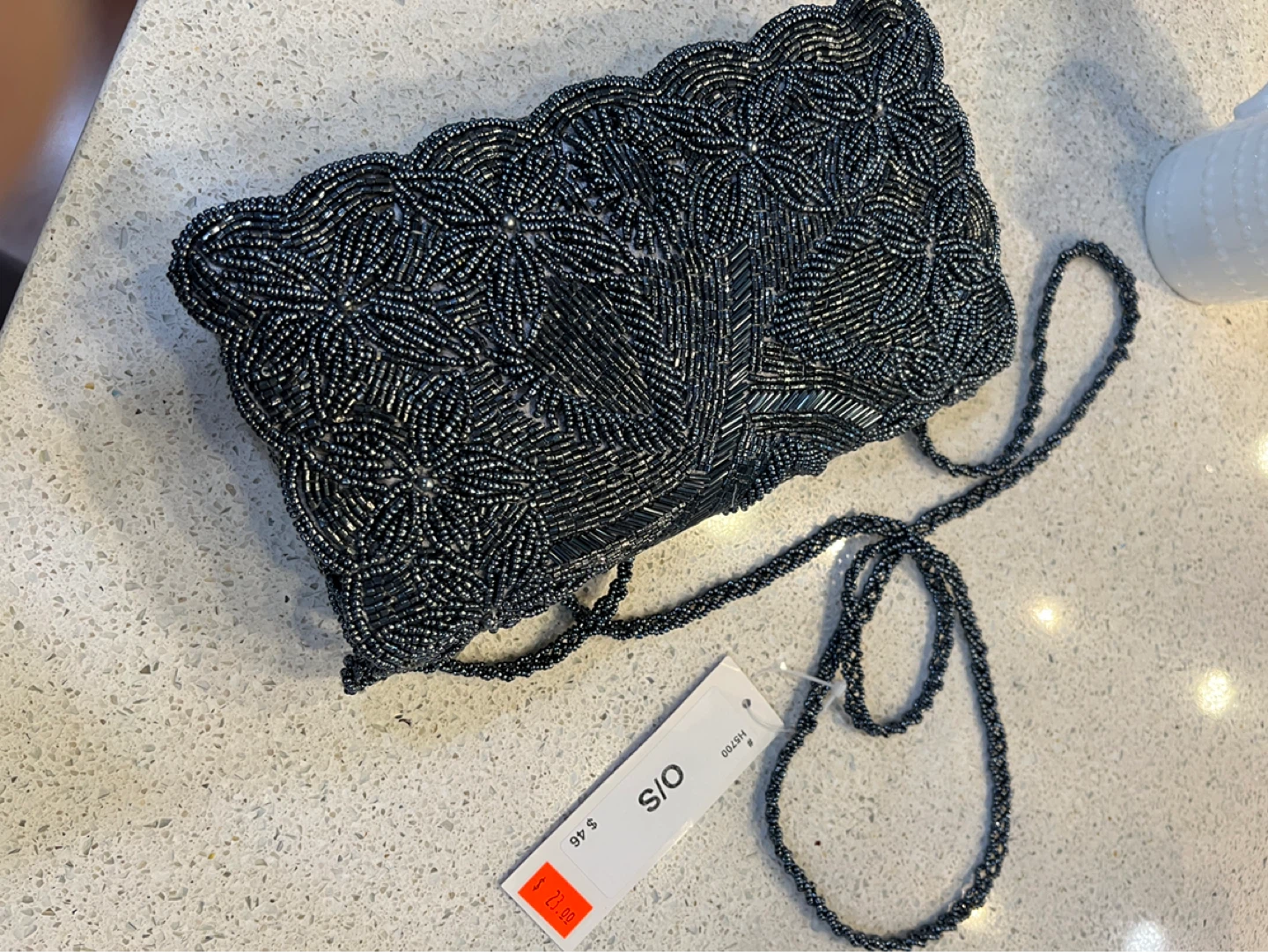 Beaded Clutch Evening Bag - photo 3
