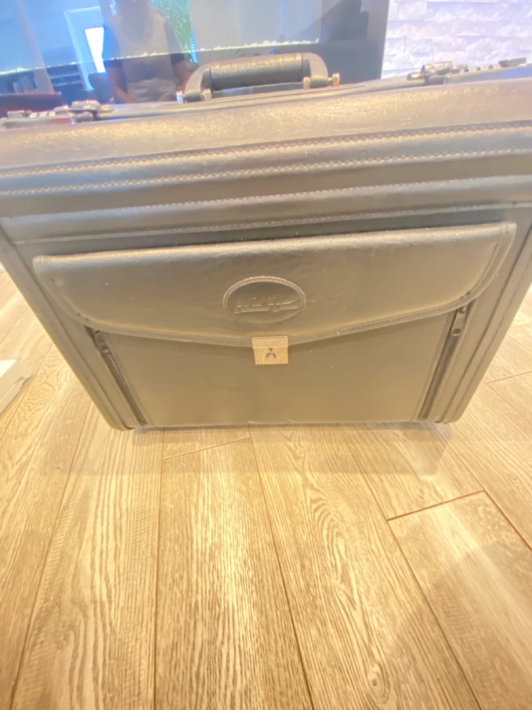 Black Rolling Briefcase with Combination Locks - photo 5