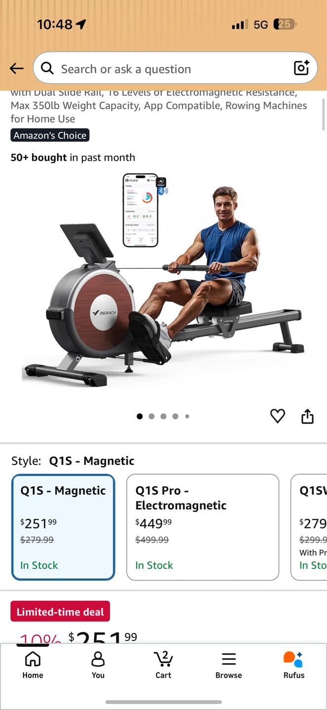 MERACH Q1S Magnetic Rowing Machine