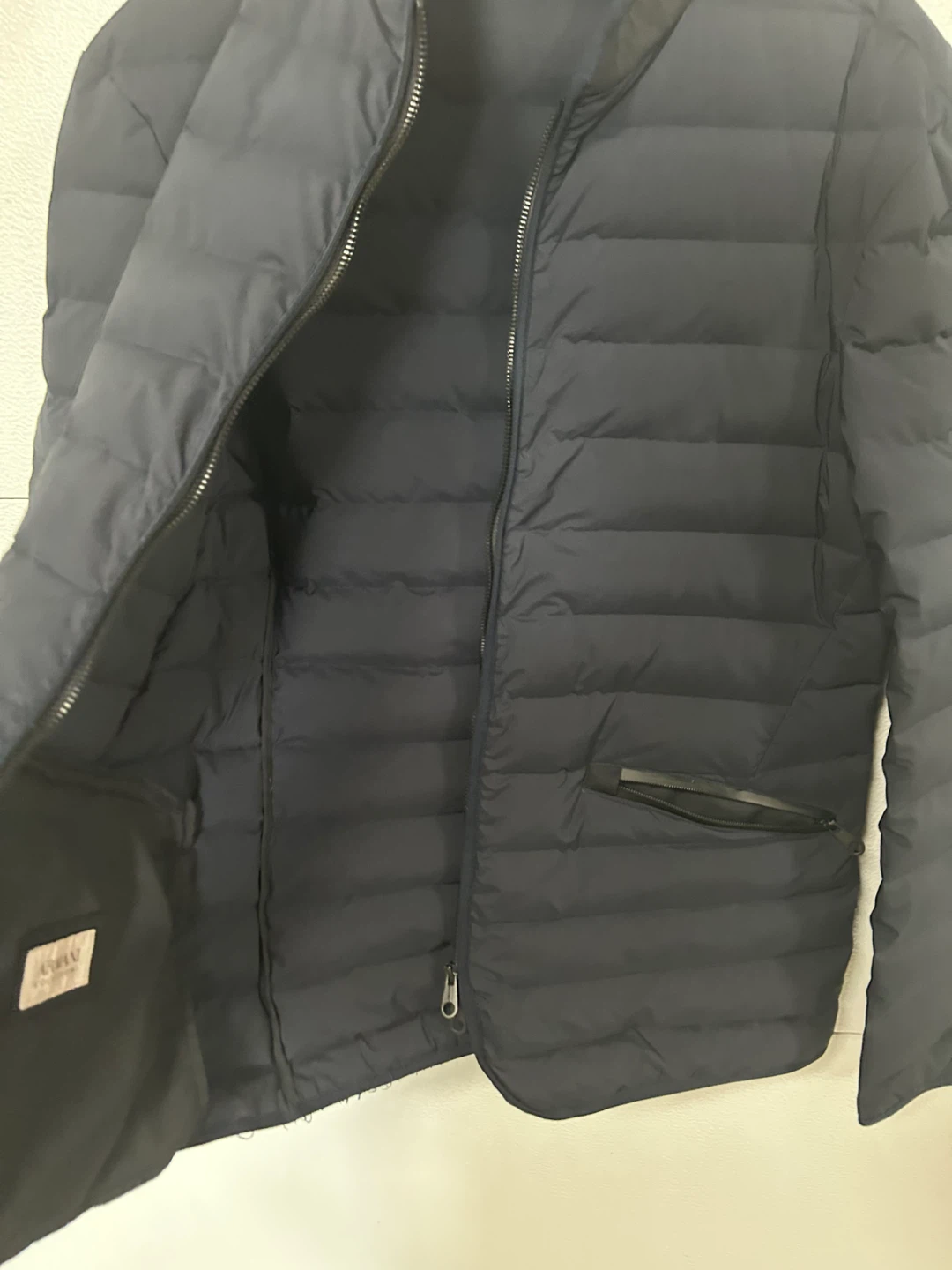 Armani Collezioni Navy Puffer Jacket - photo 4