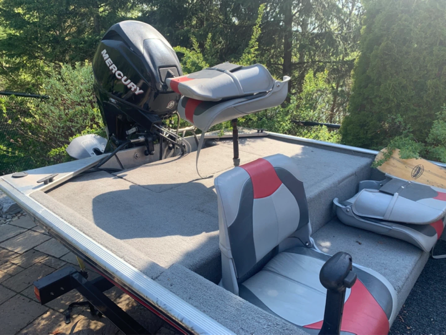 Bass Tracker Pro 16 Boat with Mercury Outboard Motor - photo 2