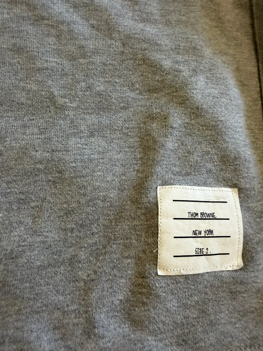 Authentic Thom Browne Classic Loopback 4-Bar Sweatshirt - Grey - photo 3