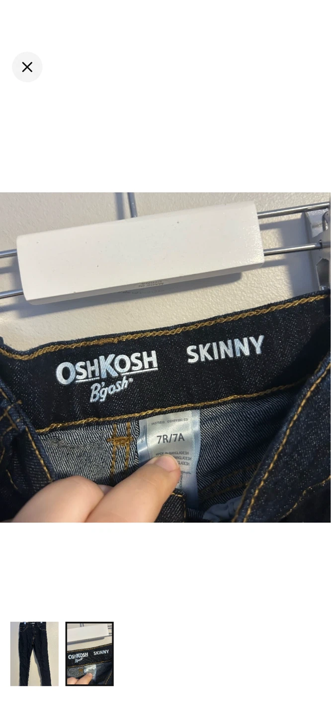 OshKosh B'gosh Skinny Jeans - Size 7/8 - photo 2