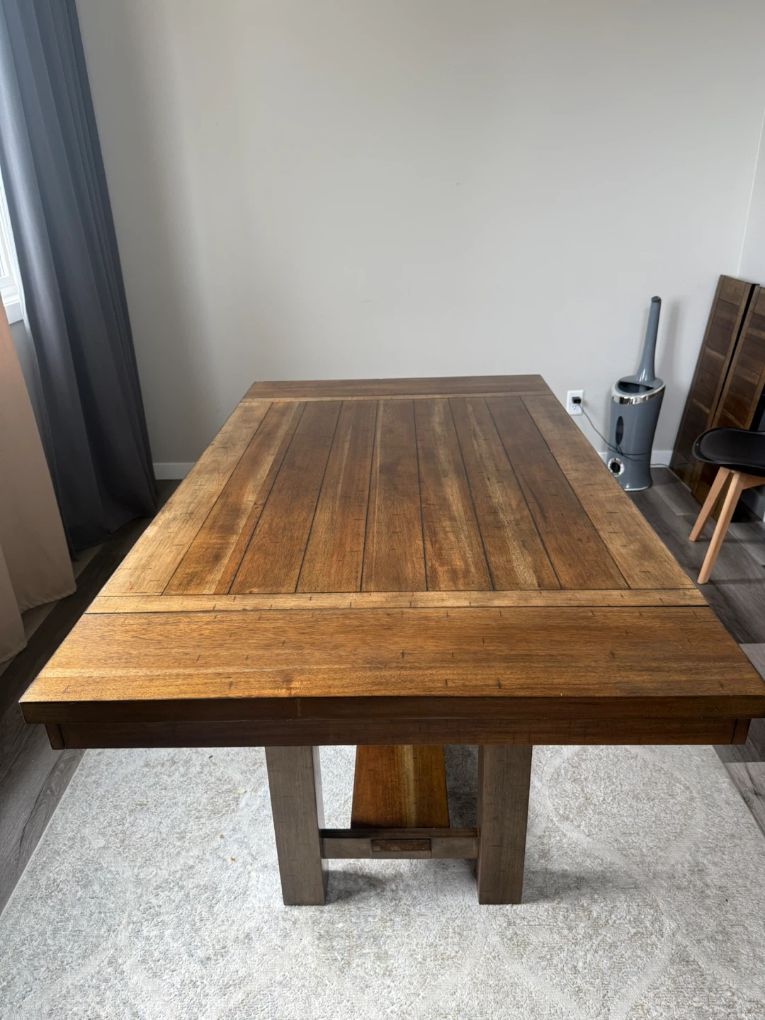 Extendable Wooden Dining Table - Ashley - photo 3