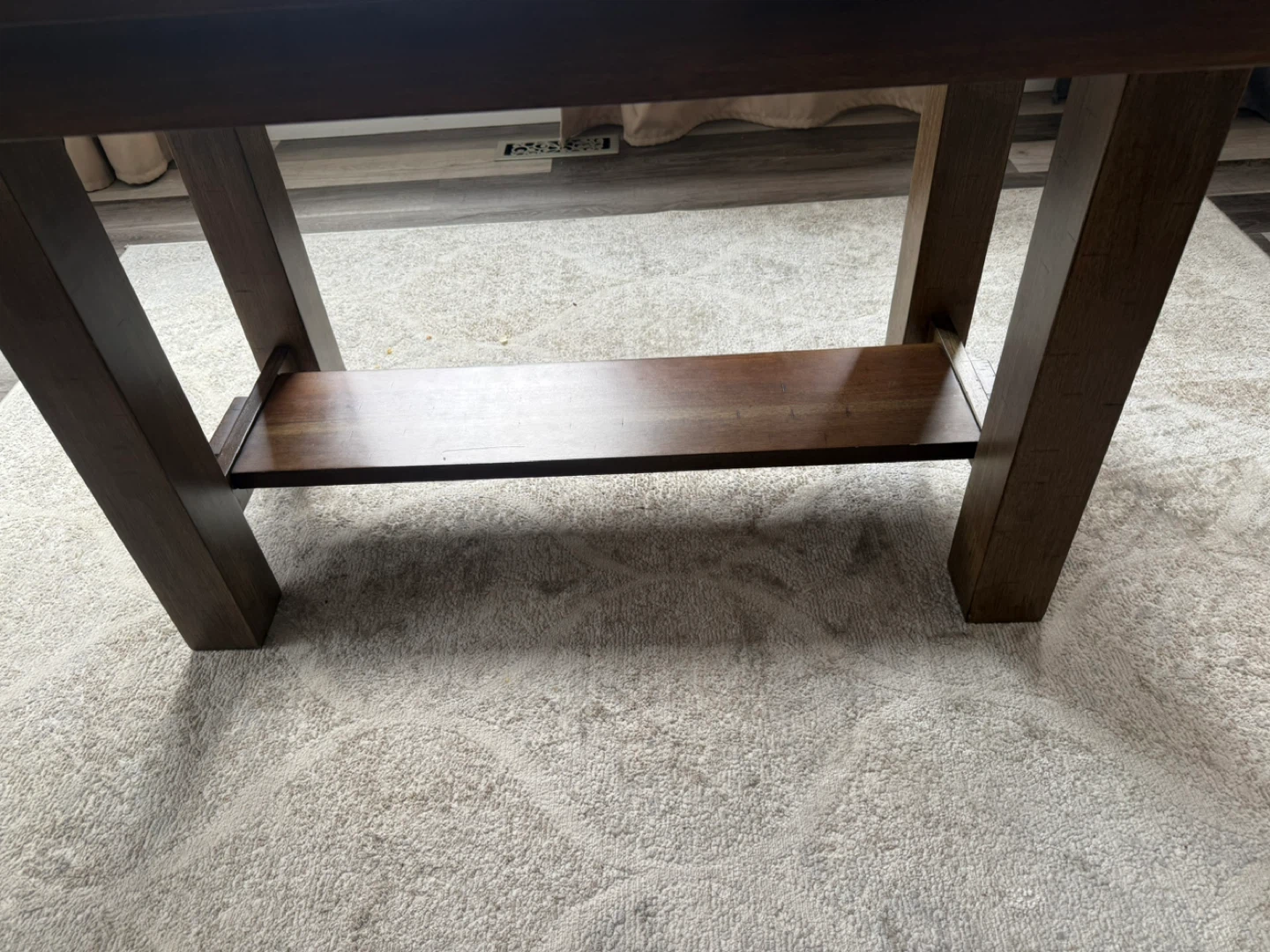 Extendable Wooden Dining Table - Ashley - photo 5