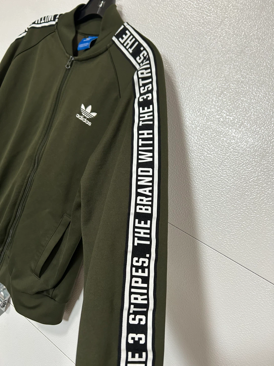 Adidas Track Jacket - Olive Green - photo 2