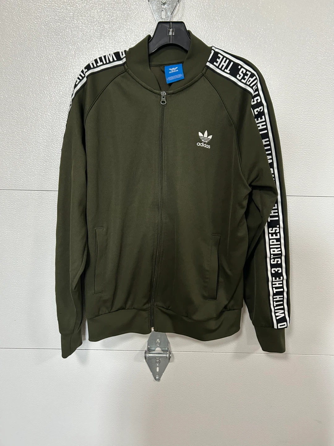 Adidas Track Jacket - Olive Green