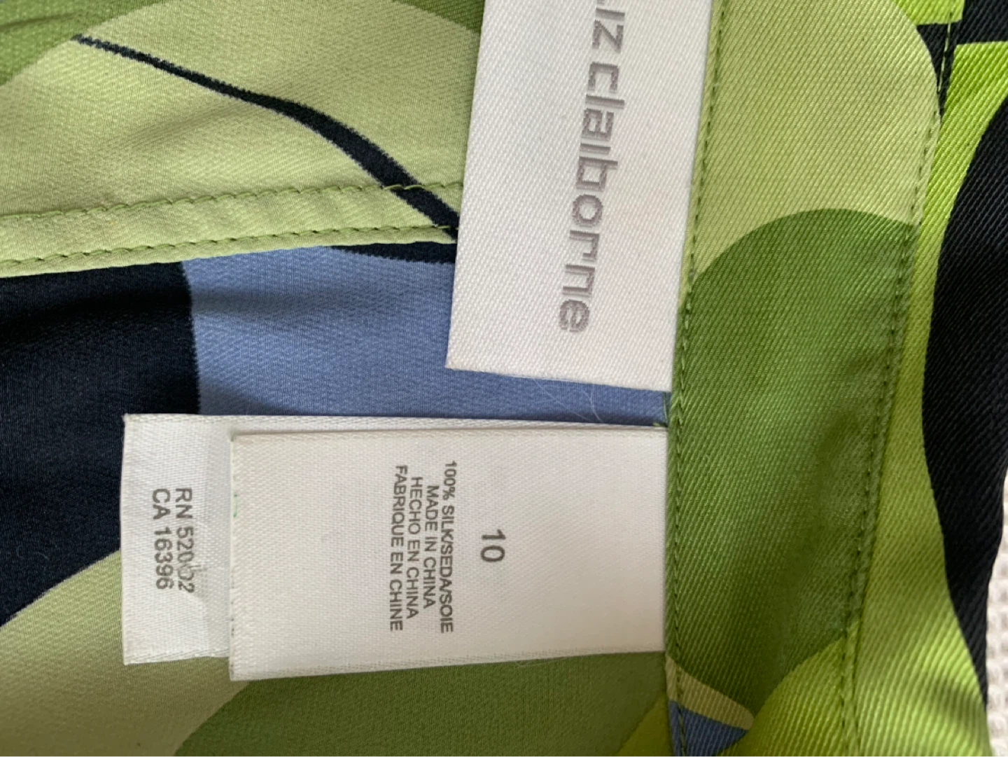 Liz Claiborne Silk Button-Up Shirt - photo 2