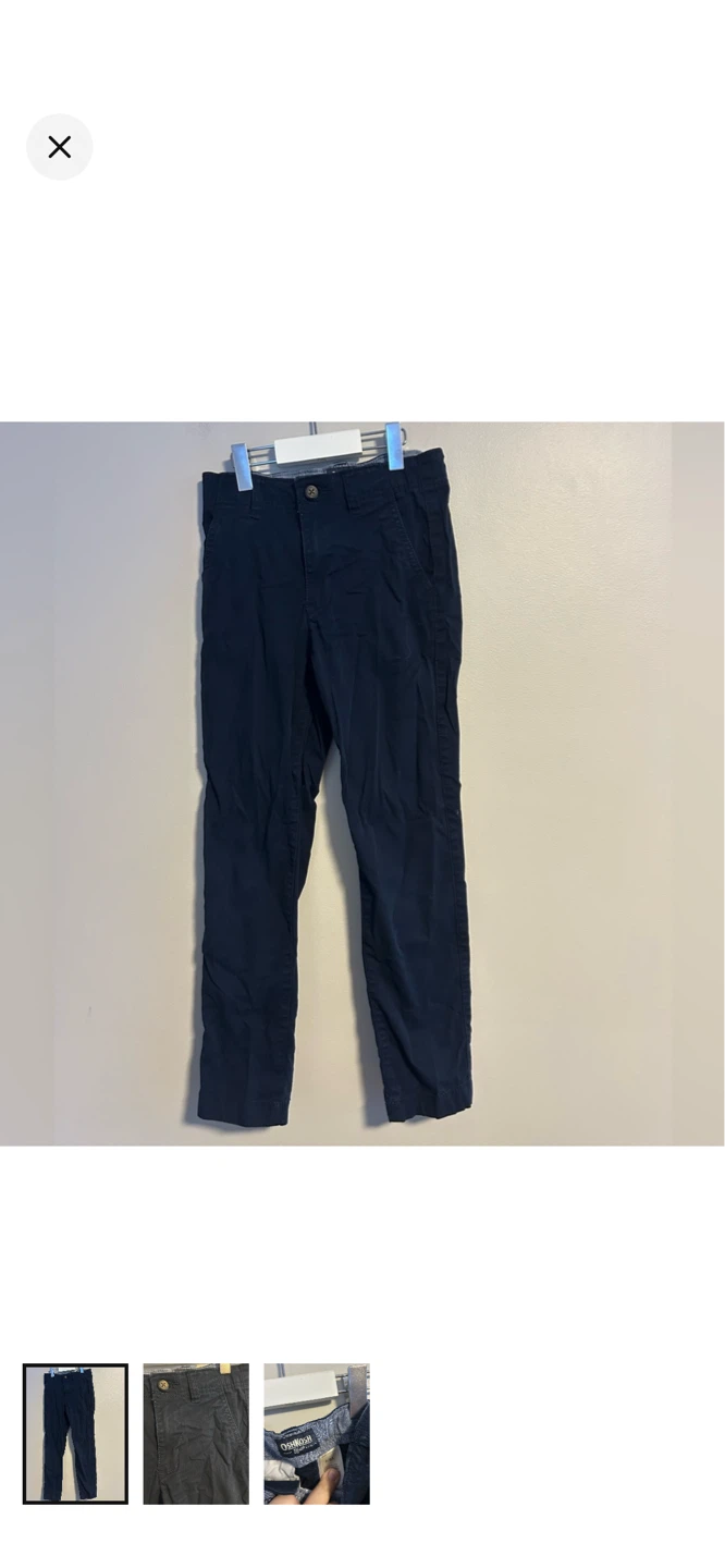 OshKosh B'gosh Navy Chinos Size 8