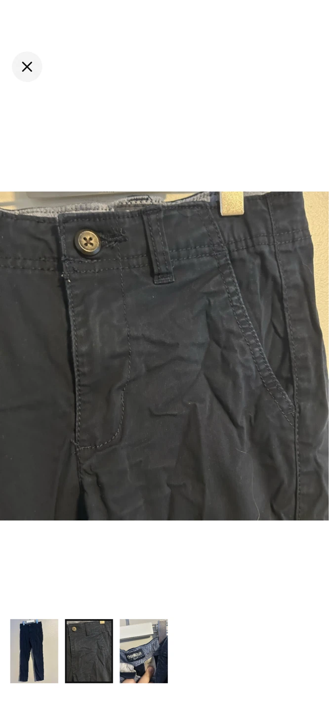OshKosh B'gosh Navy Chinos Size 8 - photo 2