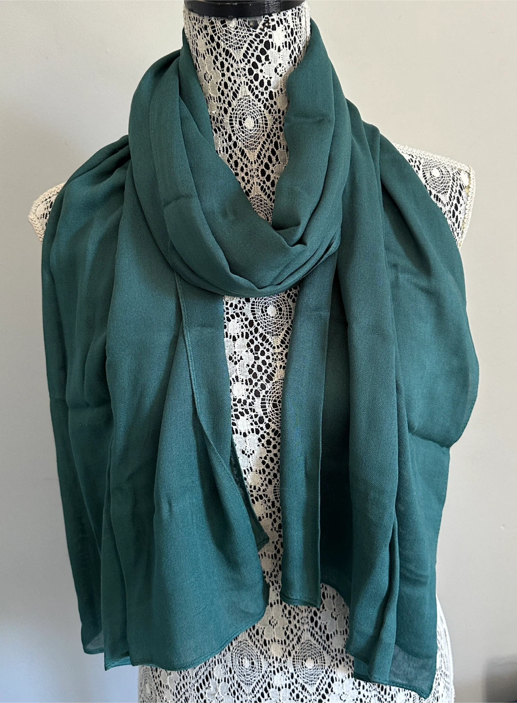 Modal Rayon/Cotton Blend Scarf - New