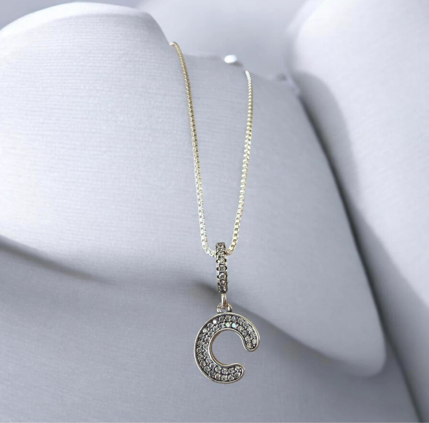 Letter C Pendant Necklace