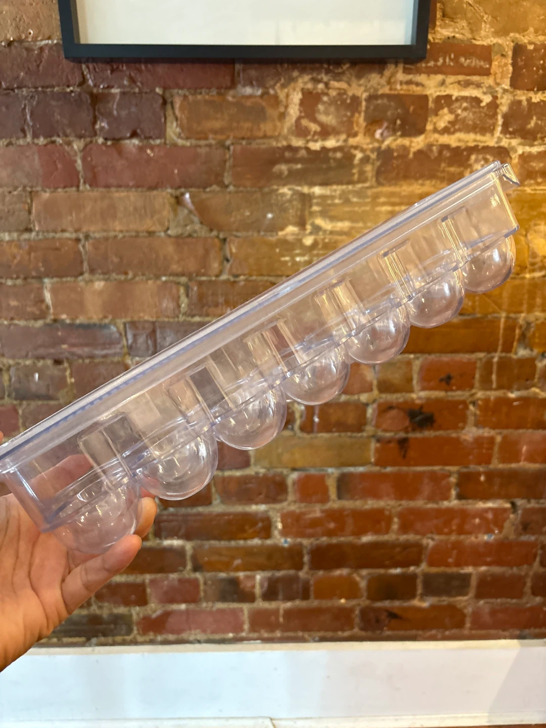Clear Plastic Egg Holder with Lid