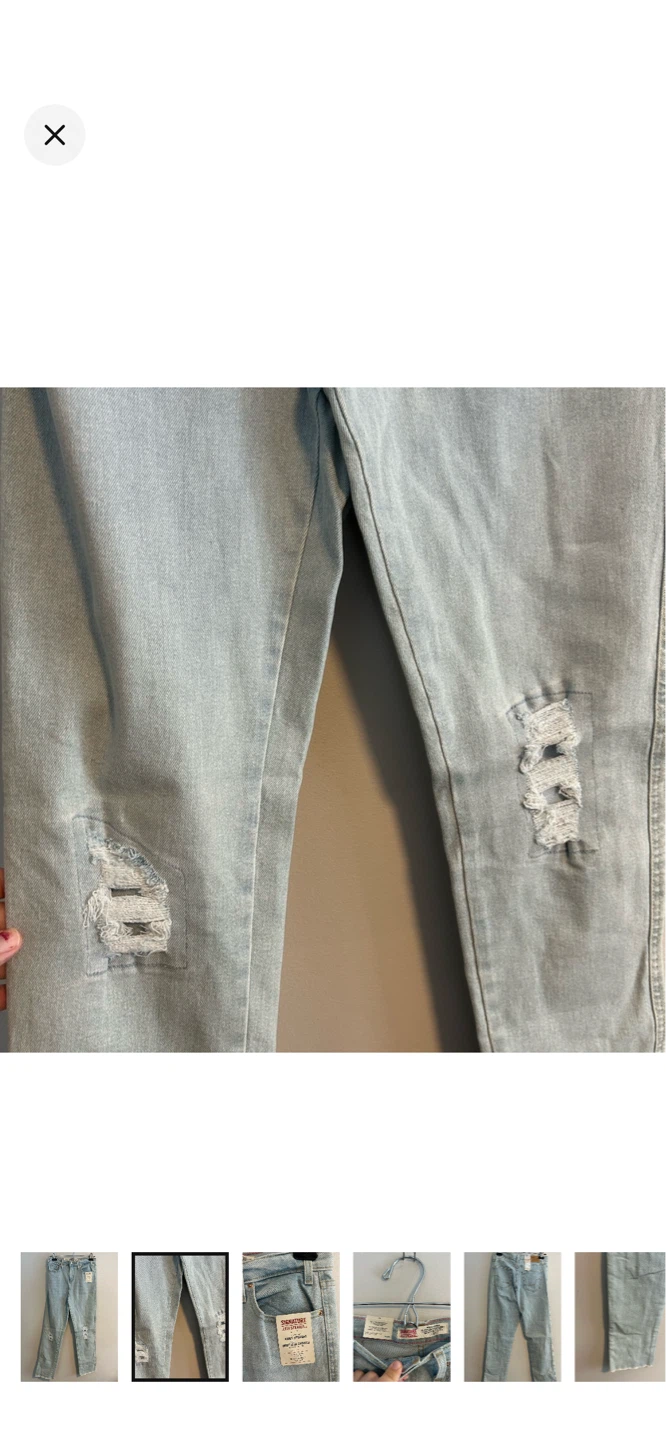 Levi Strauss Signature Women's Ankle Straight Jeans Size 16 - photo 2