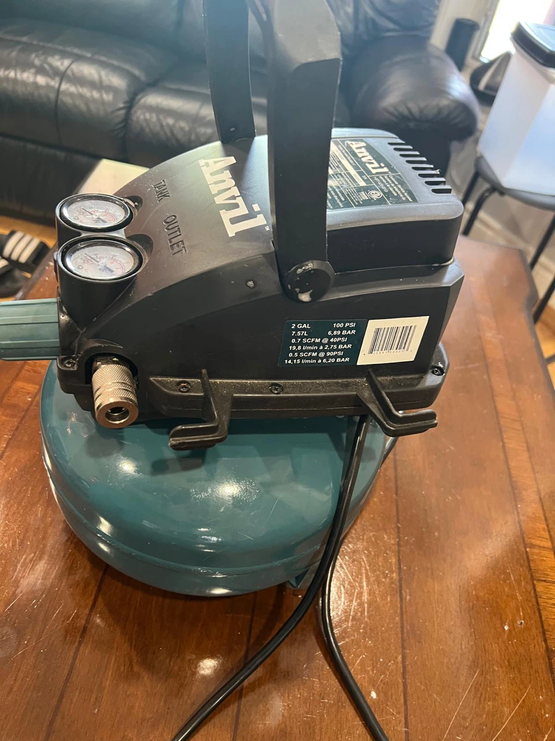 Anvil 2 Gallon Air Compressor - photo 3