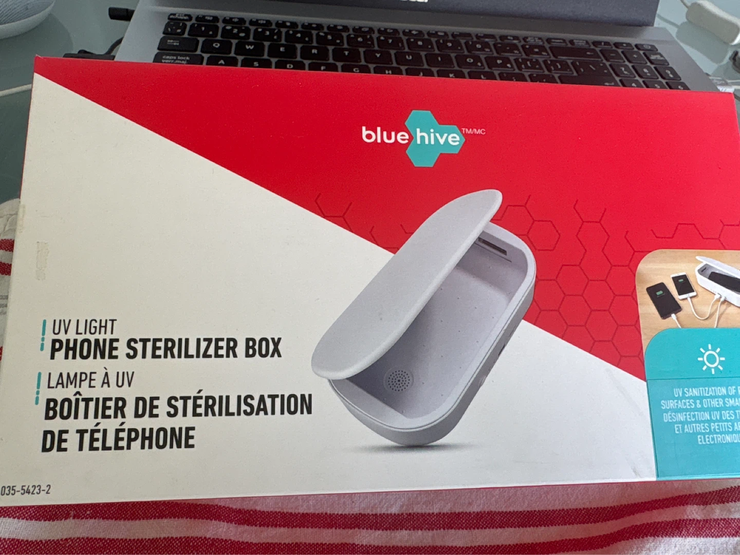 Blue Hive UV Light Phone Sterilizer Box