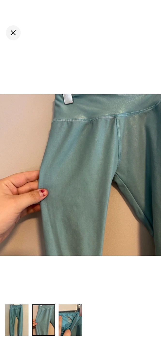 Athletic Works Teal Leggings XS/TP - photo 2