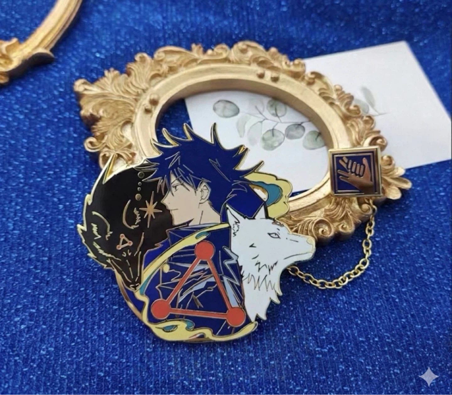 Jujutsu Kaisen Megumi Fushiguro Metal Badge Pin