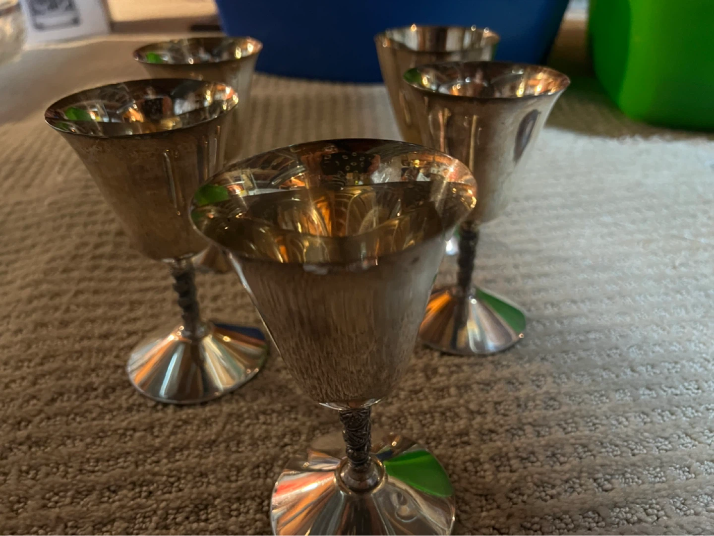 Set of 6Silver Footed Goblets/Dessert Cups - photo 2
