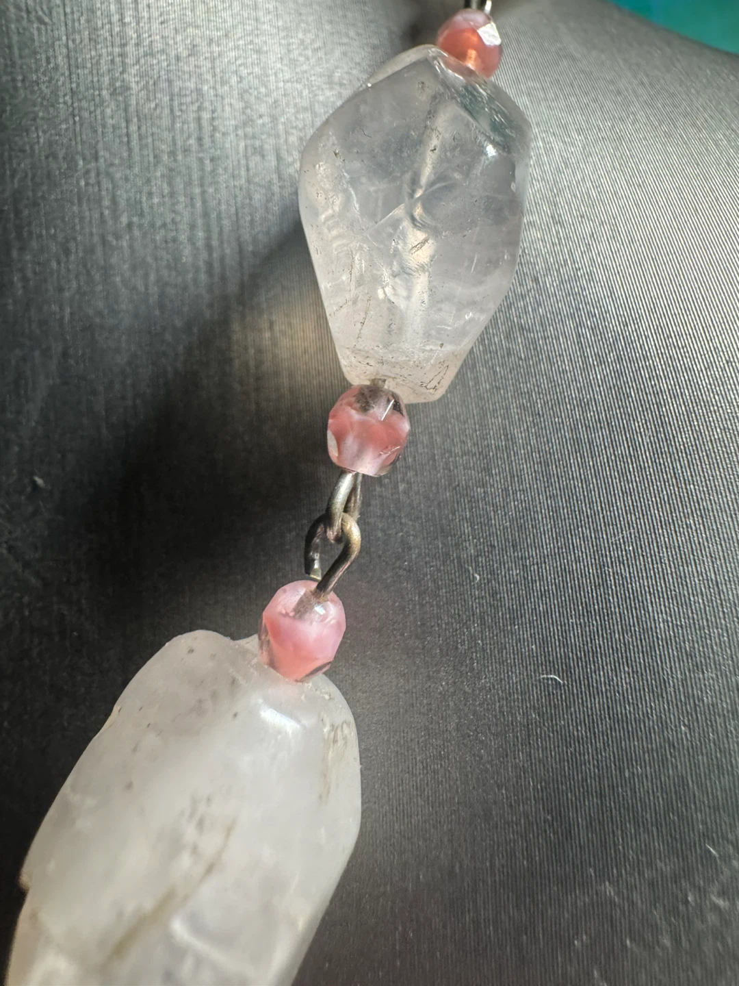 Chunky Rose Quartz Necklace - photo 2
