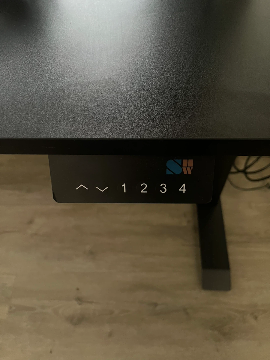 Black Electric Height Adjustable Standing Desk - photo 3