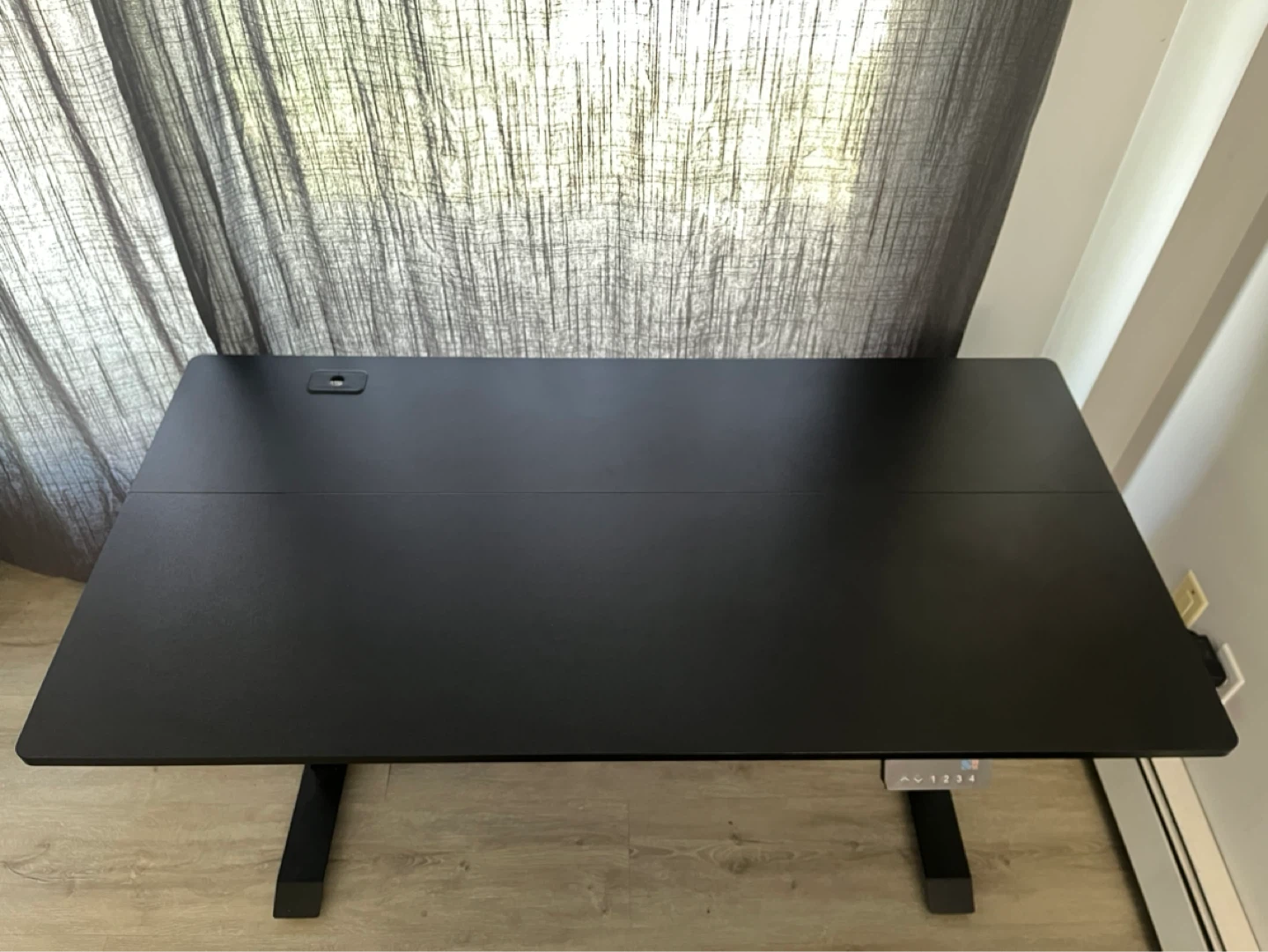 Black Electric Height Adjustable Standing Desk - photo 2