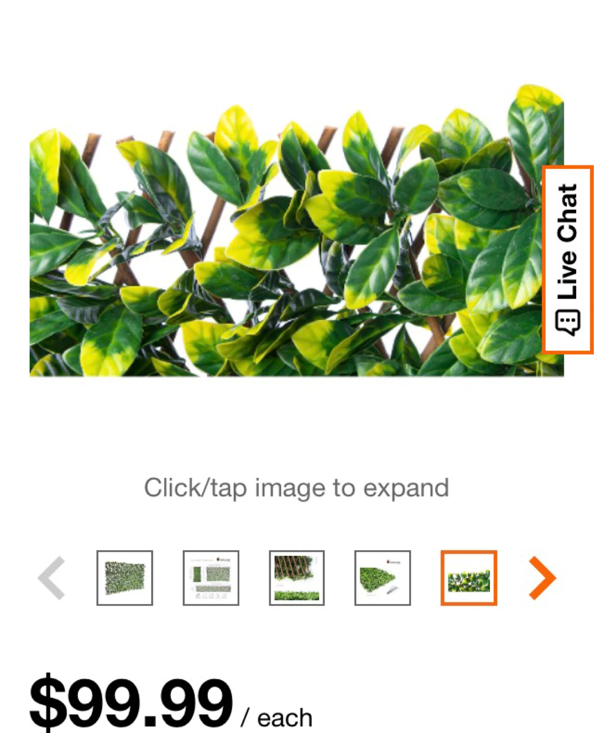 Naturae Decor Trellis 40-inch X 80-inch Rose Leaves - photo 3