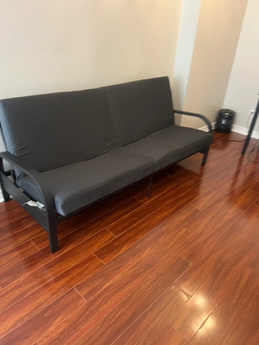 Black Futon Sofa Bed - photo 2