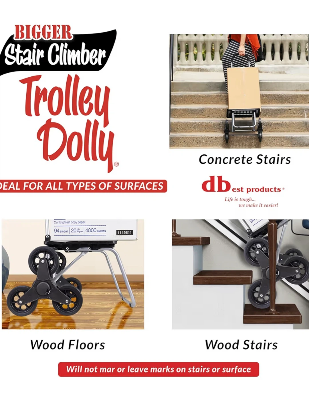 Trolley Dolly Stair Climber Shopping Cart - photo 2
