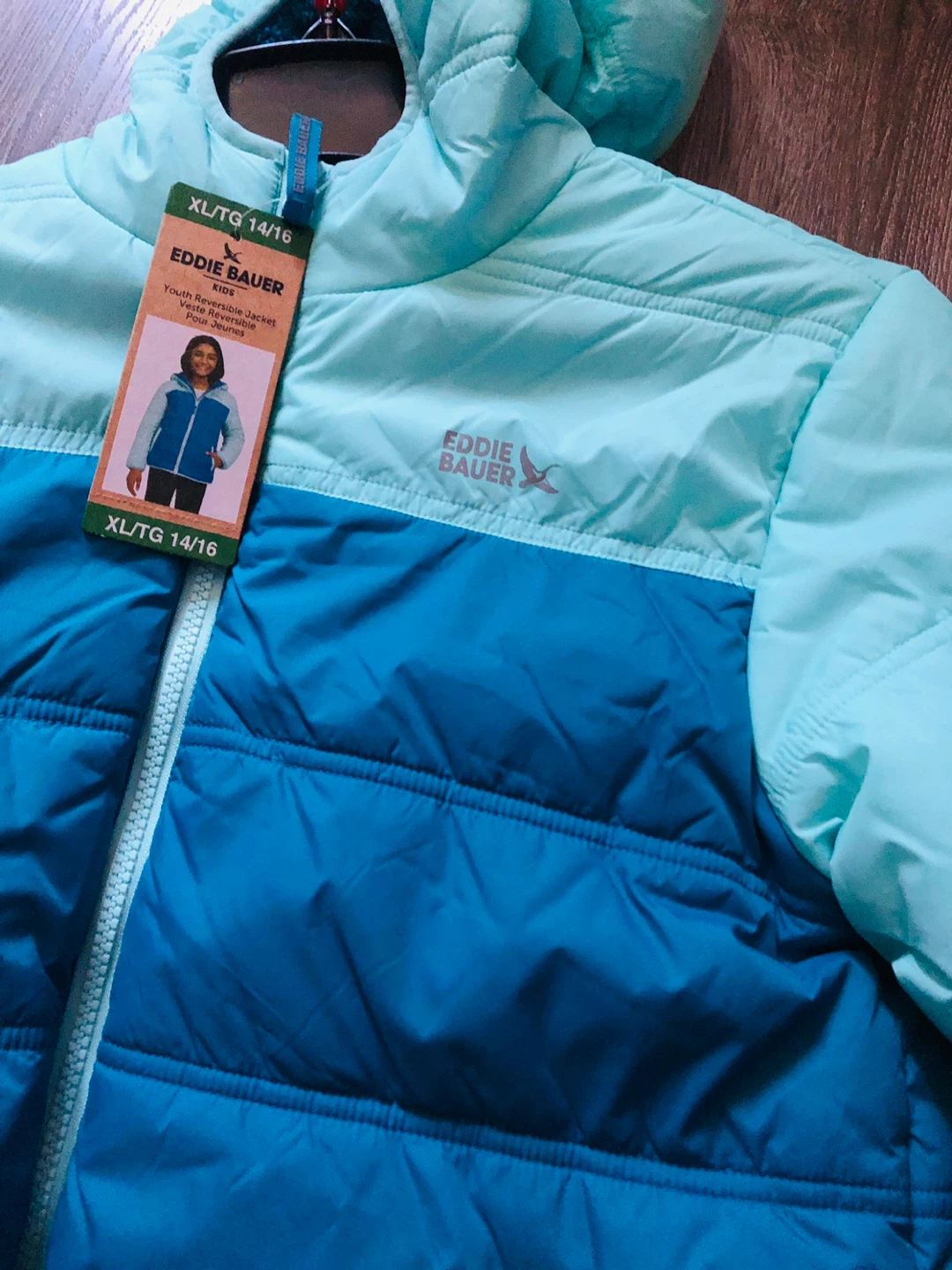 Eddie Bauer Youth Reversible Jacket XL 14/16 - photo 4