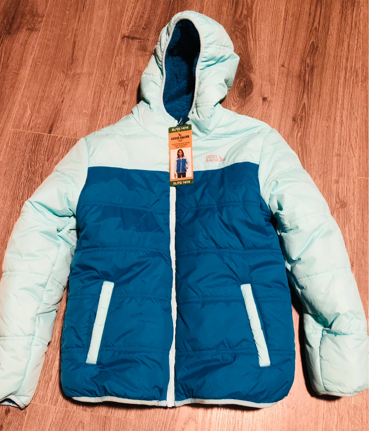 Eddie Bauer Youth Reversible Jacket XL 14/16 - photo 3